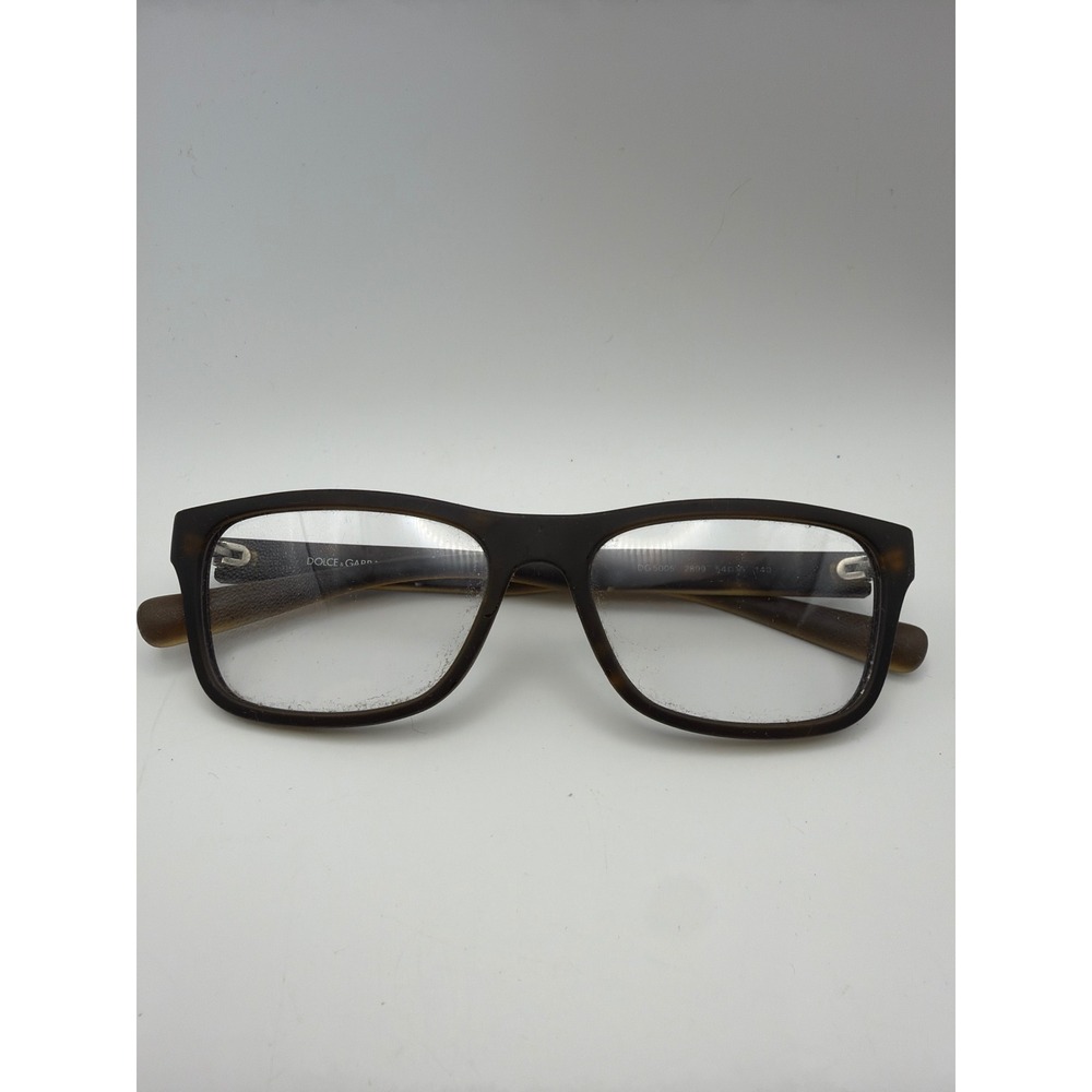 Dolce & Gabbana DG5005 Matte Tortoise Eyeglasses Frames 54 16 140 Italy